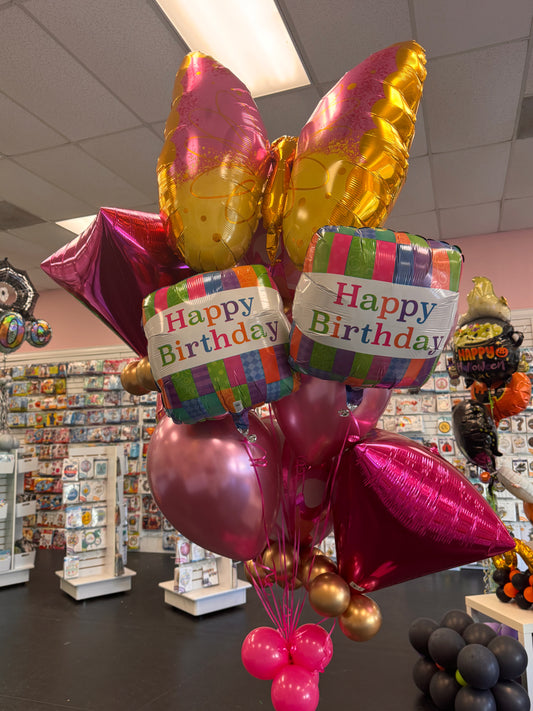 Pink Birthday Designer's Choice Bouquet