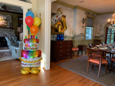 Airloonz Giant Birthday Cake 52" Foil Balloon