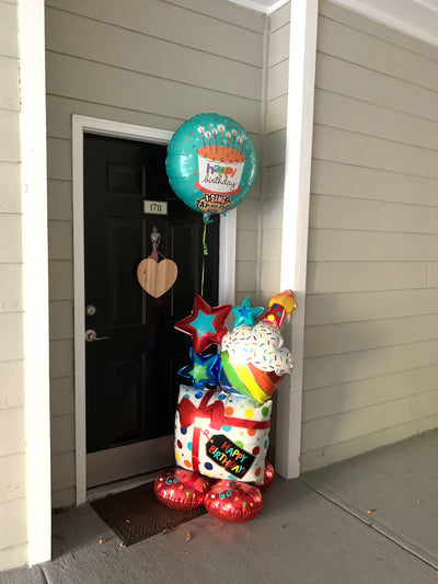 Airloonz Giant Birthday Gift Stacker 49" Foil Balloon