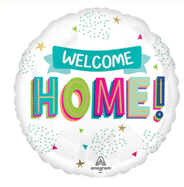 Pastel Welcome Home 18" Foil Balloon