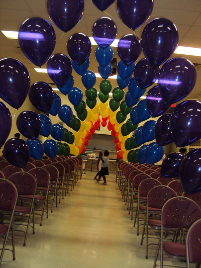 Custom String of Pearl Indoor Balloon Arch