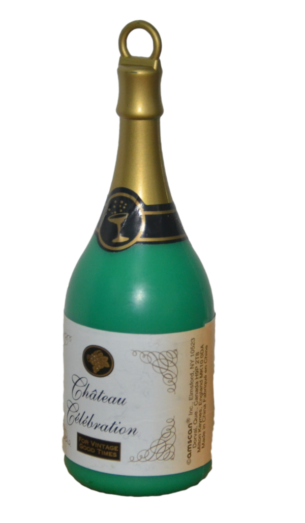Mini Chateau Celebration Bottle Balloon Anchor Weight