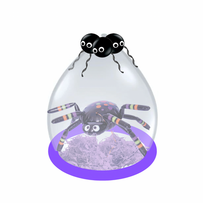 Free the spider trapped inside our My Pet Spider Stuffer Bubble Balloon.