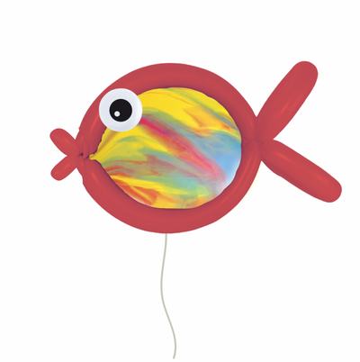 Twisted Floating Fish Balloon