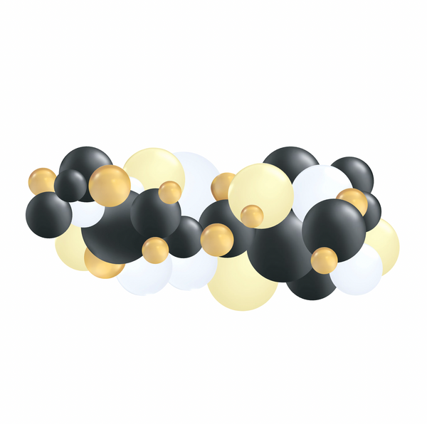 Creamy Tuxedo Formal Garland (5 Feet)