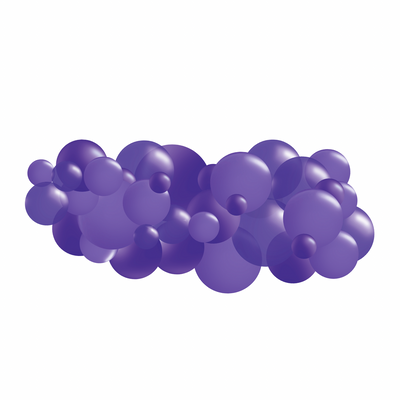 Monochromatic Purple-Violet Garlands