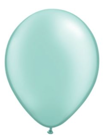 Medium 16" Pearl Mint Green