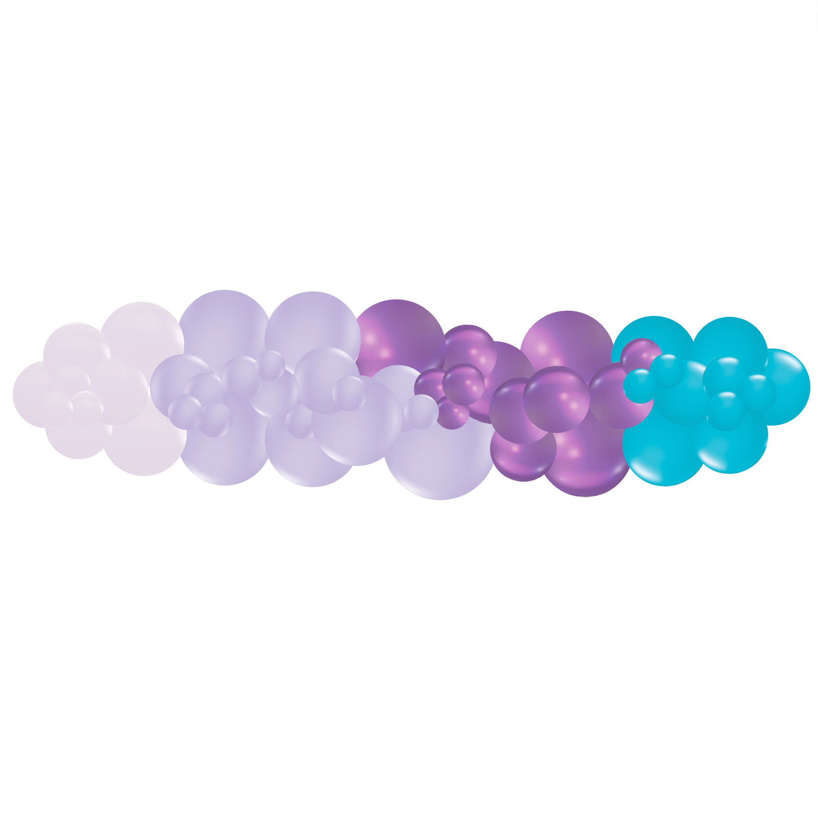 Ombre Mermaid Garland (5 Feet)
