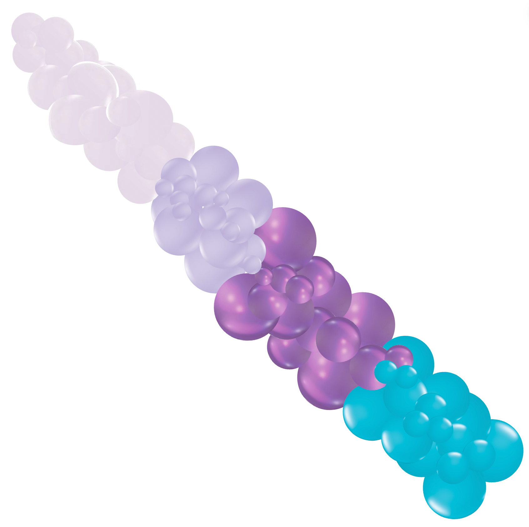 Ombre Mermaid Garland (5 Feet)