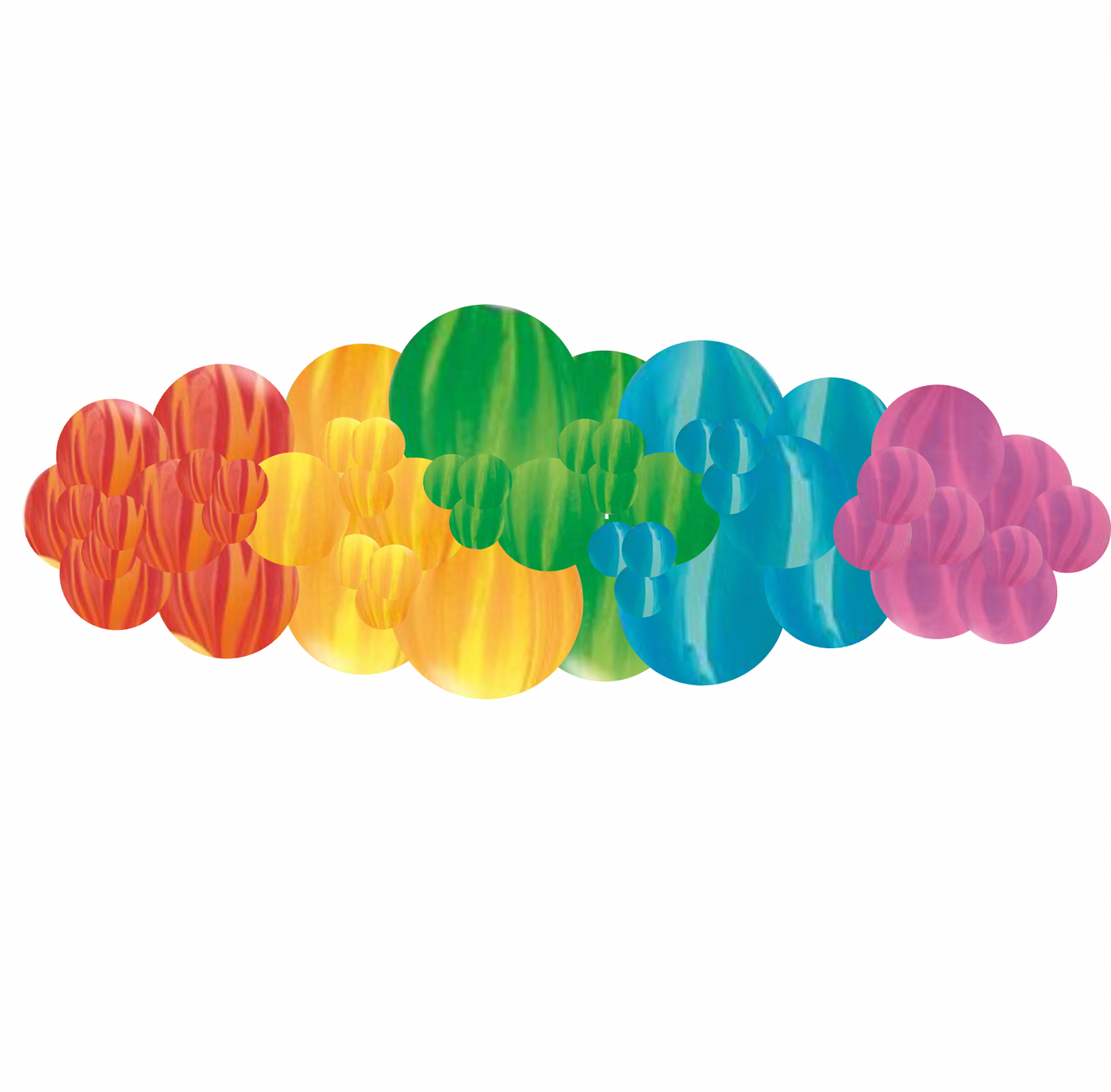 Waxy Rainbow Agate Luxury Garland