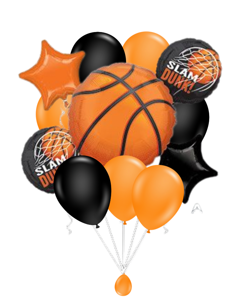 BASKETBALL SLAM DUNK BASIC BOUQUETS (sand anchor included)