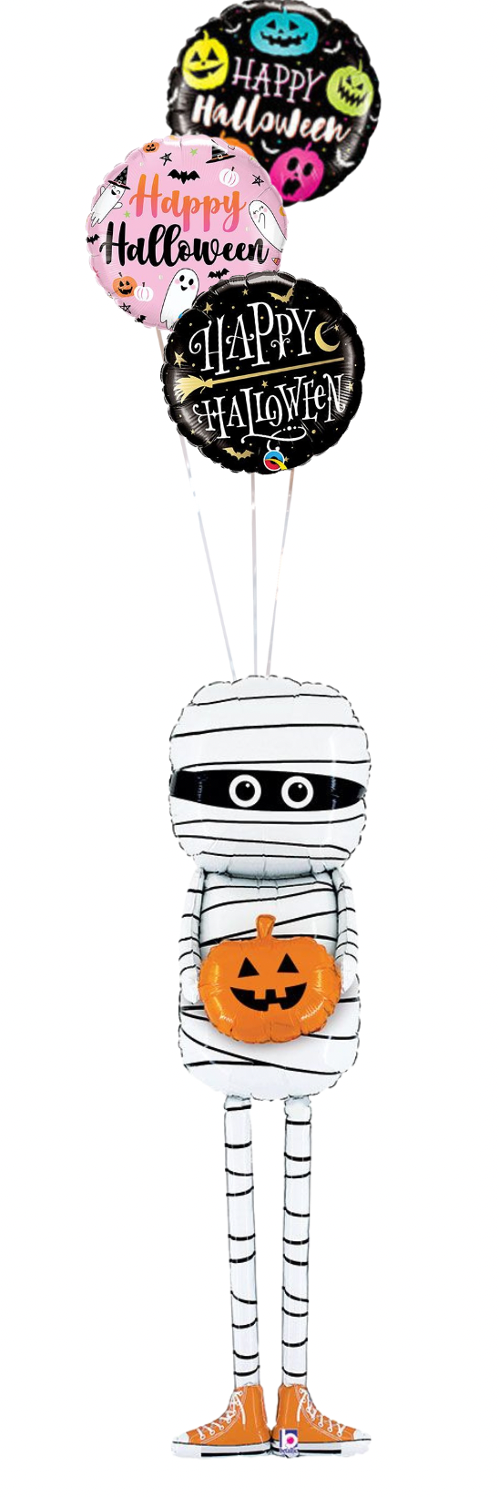 Mummy Halloween Trio Bouquet