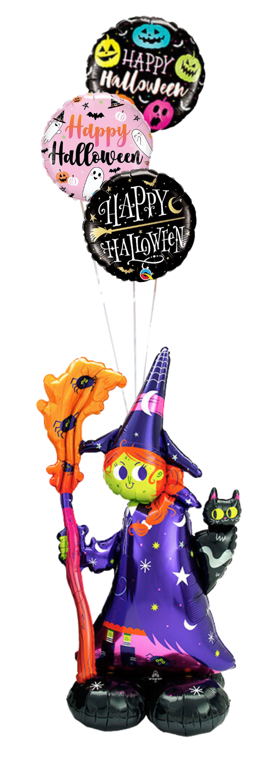 Witch Halloween Trio Bouquet