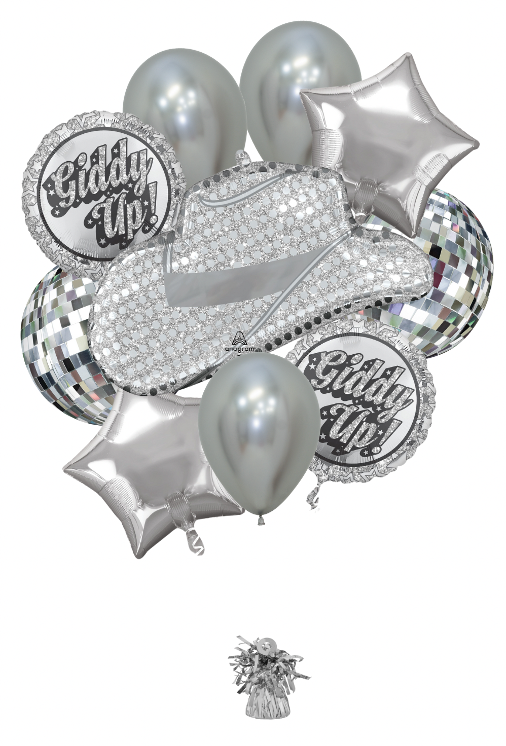 Disco Giddy Up Cowboy Hat Basic Bouquet