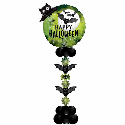 Happy Halloween Glow Batty Airwalker Tails Foil Balloon (69 Inch)