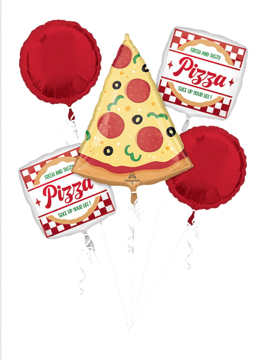 Pizza Party 5 Pack Balloon Kit