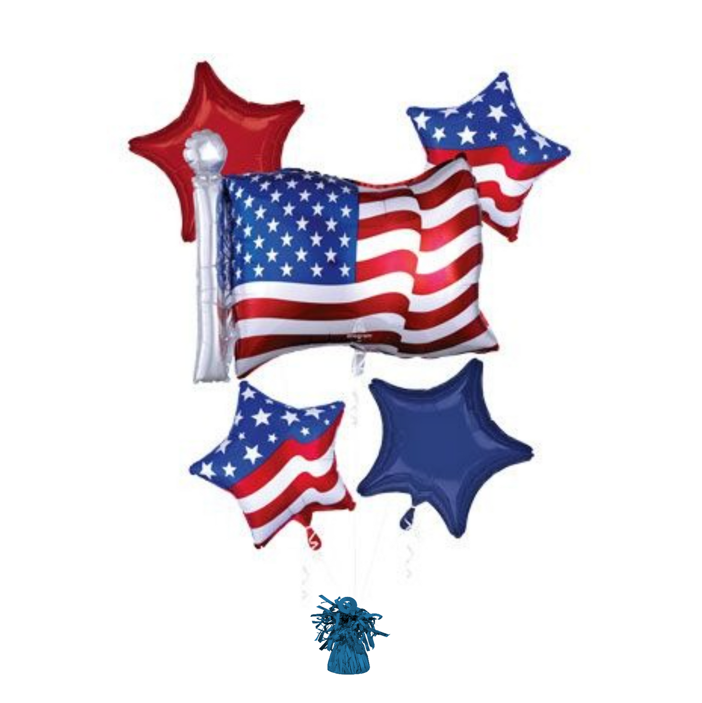 Patriotic Flags Bouquet Kit