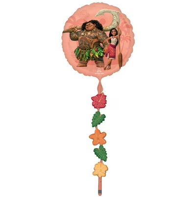 Moana and Maui Tails Airwalker Balloon (68 Inch)