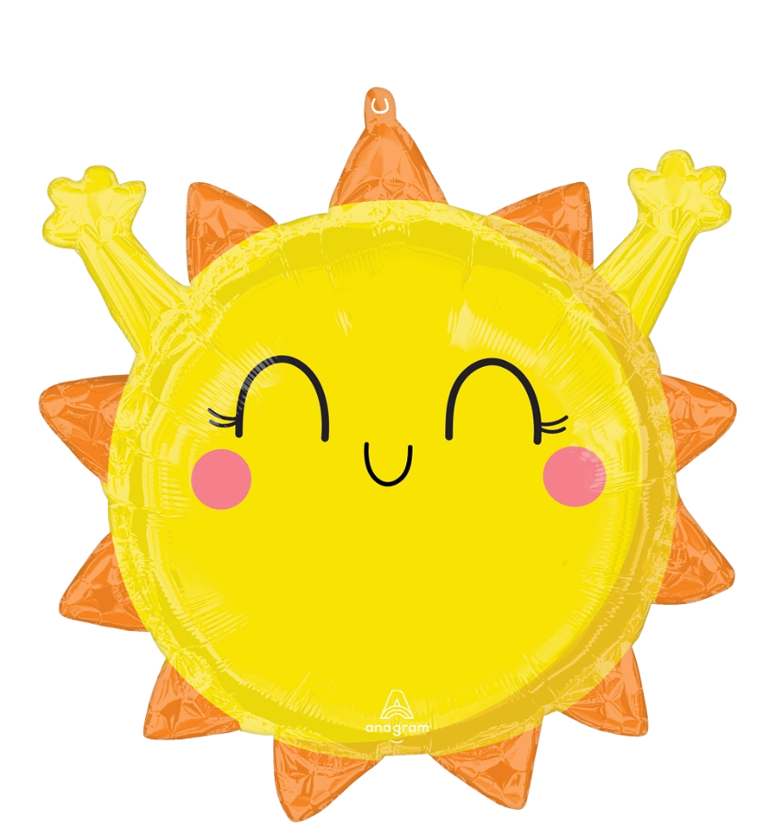 Roly Poly Morning Sun Foil Balloon (21 Inch)