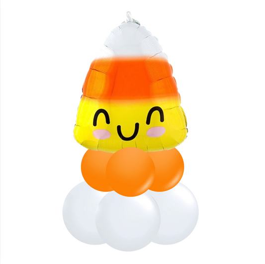 Cute Candy Corn Halloween Table Centerpiece