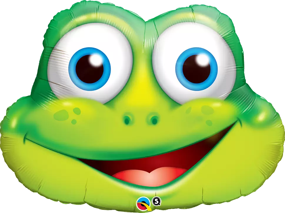 Happy Frog Foil Balloon