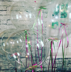Giant Clear Balloon with Confetti Inside