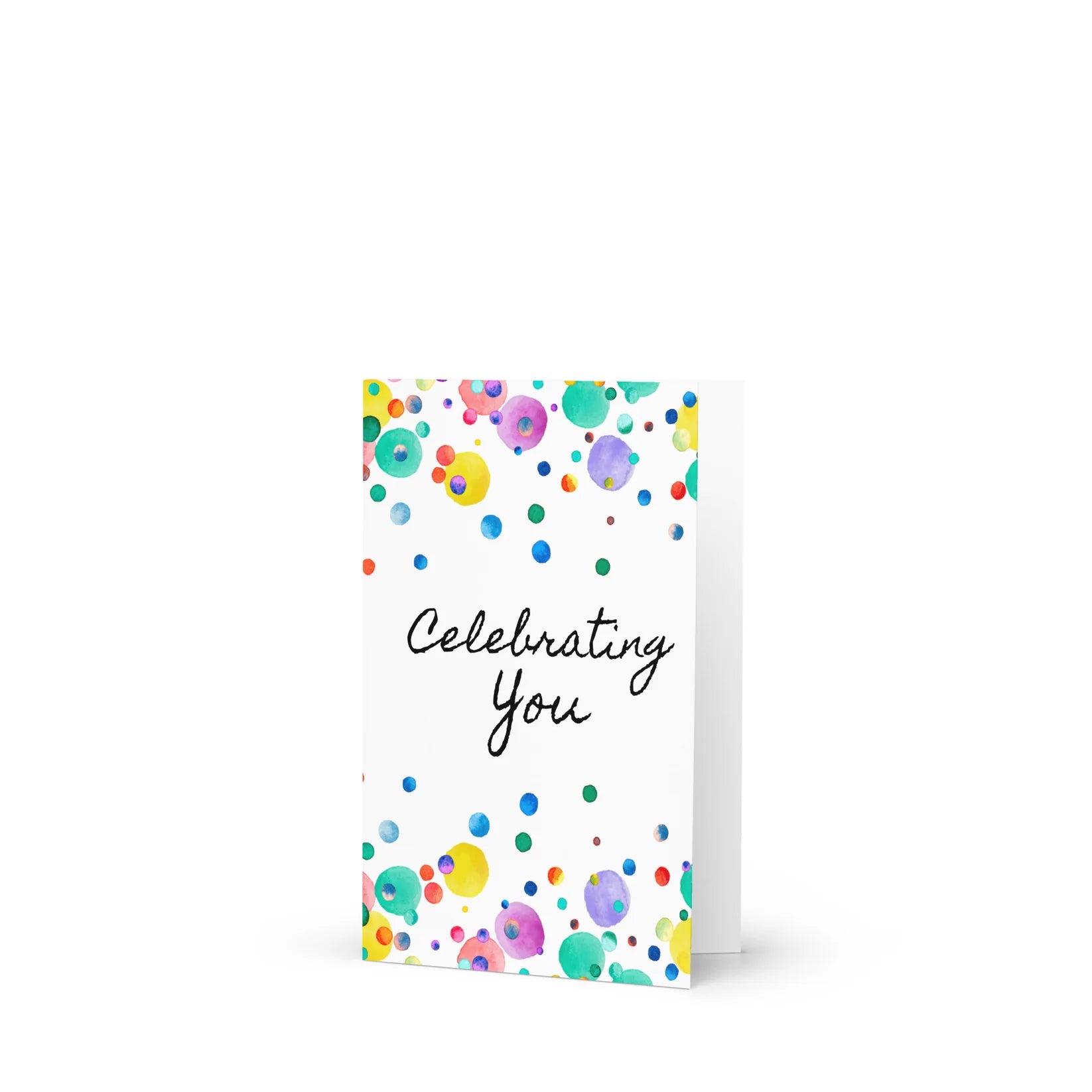 Celebrating You Confetti Greeting Card