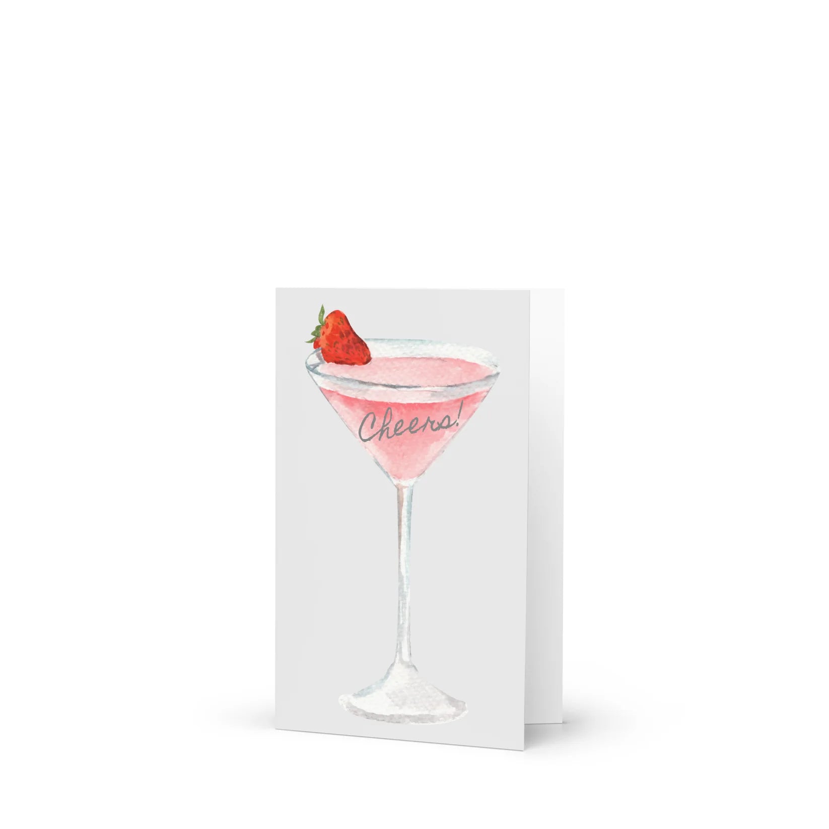Cheers Martini Greeting Card