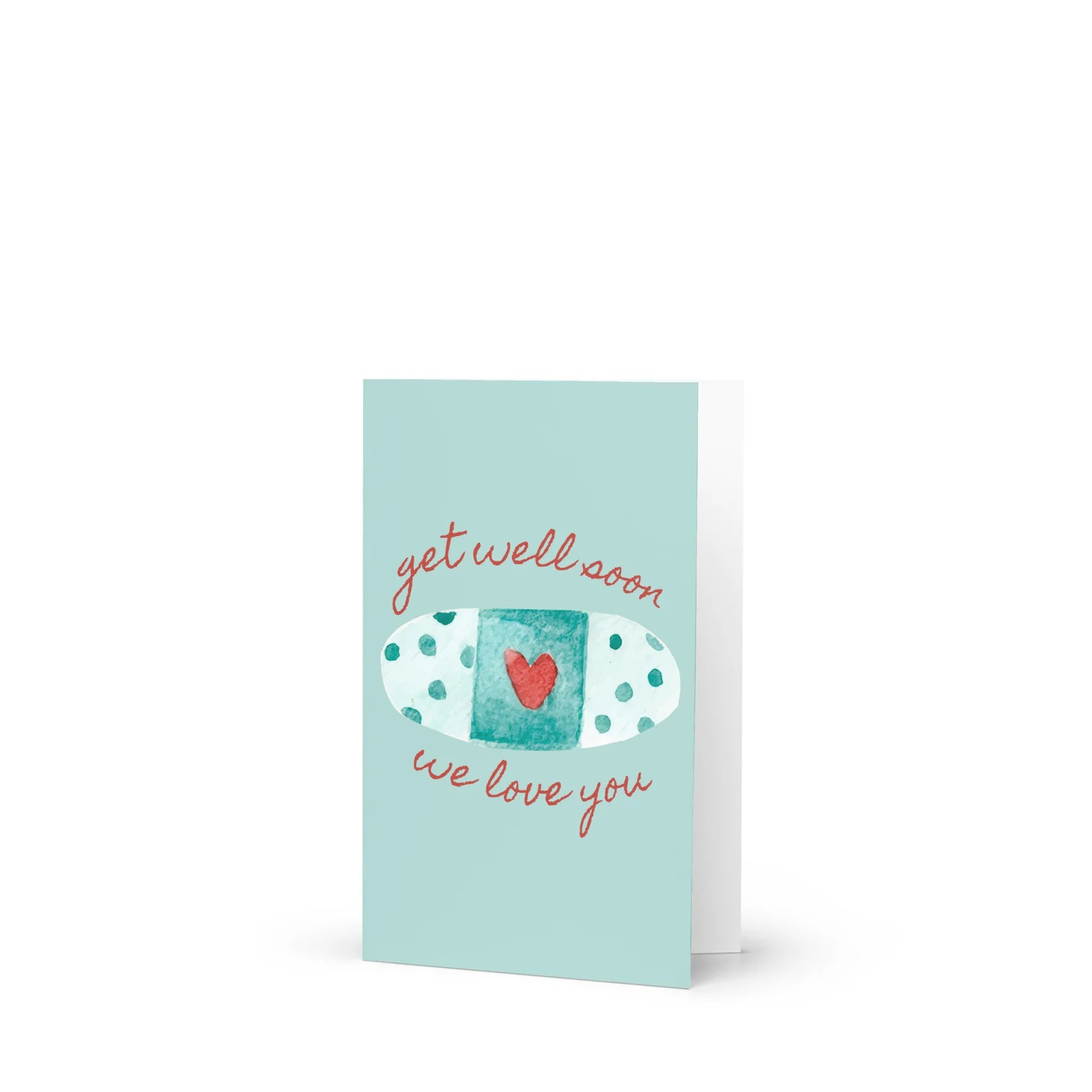 Get Well Soon Bandaid Greeting Card