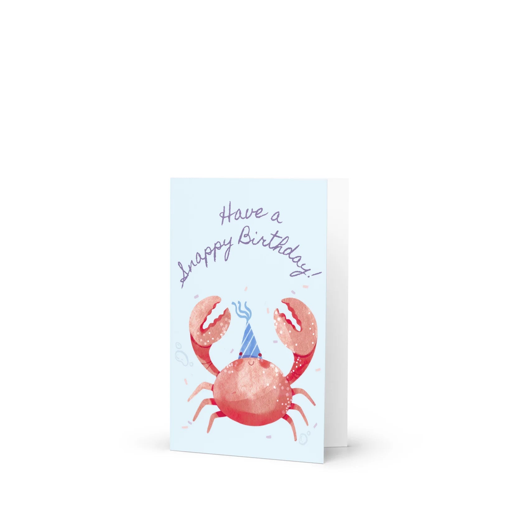 Have A Snappy Birthday Crab Greeting Card
