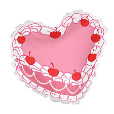 Cherry Heart Cake Foil Balloon (23 Inch)