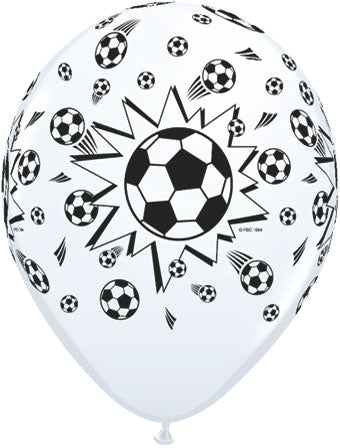 Small 11" Soccer Ball Printed Latex