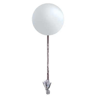 Giant Balloon with Silver Streamer