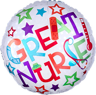 Great Nurse Stars Balloon (18 Inch)