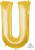 Air-Filled, Non-Floating Small Print Letters (16 Inch)