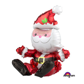 Sitting Santa Airfilled Centerpiece Balloon (21 Inch)
