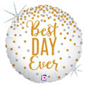 Standard 18" Best Day Ever Round Balloon