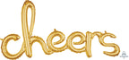 Cheers Script Celebration Balloon Banner Kit