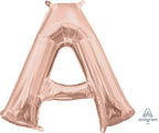 Rose Gold "Bride" Floating Letter Set (34 Inch)