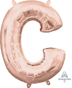 Air-Filled, Non-Floating Small Print Letters (16 Inch)
