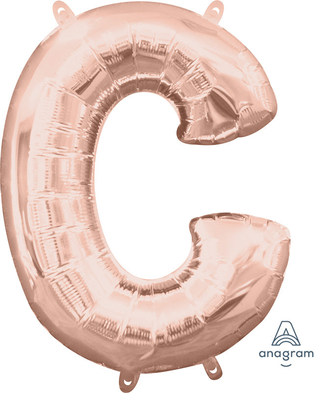 Air-Filled, Non-Floating Small Print Letters (16 Inch)