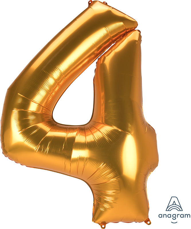 Very Large 5' Gold Numbers (53 Inch)