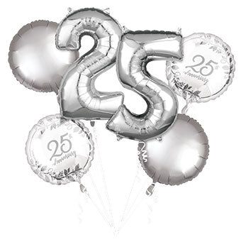 Happy 25th Anniversary Bouquet Bundle Kit