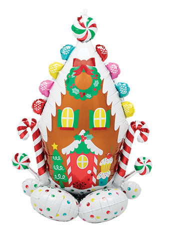 AIRLOONZ GINGERBREAD HOUSE (DECOR OPTIONS AVAILABLE)