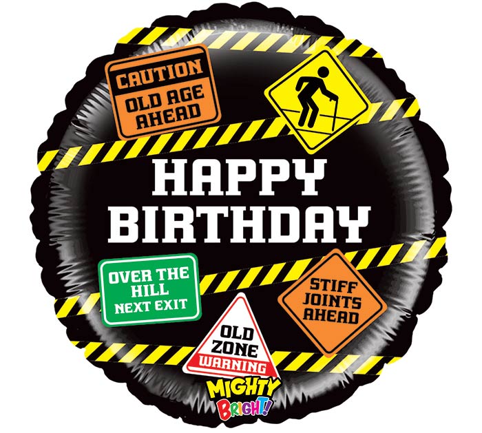 Senior Moments Over The Hill Balloon (21 Inch)