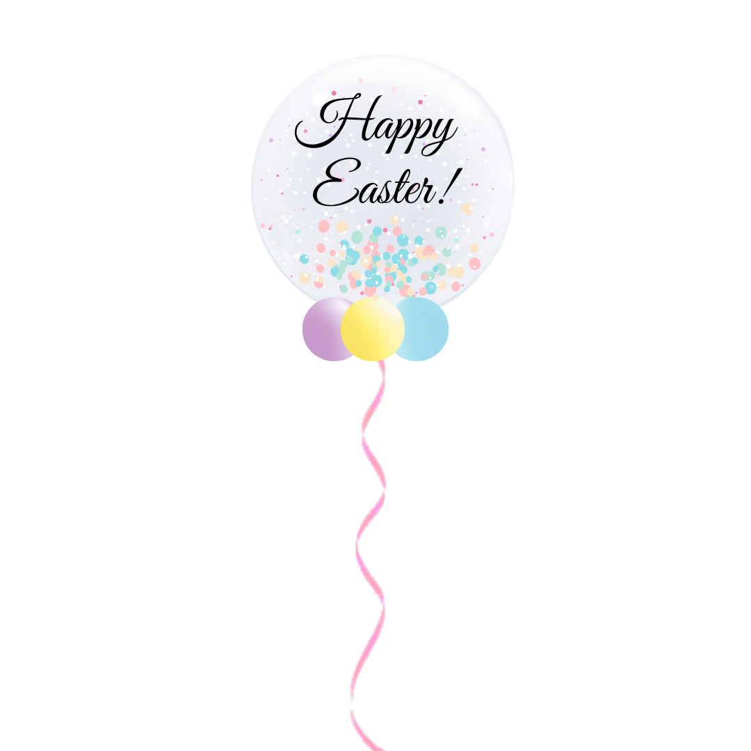 Happy Easter Day! Personalized Confetti Bubble