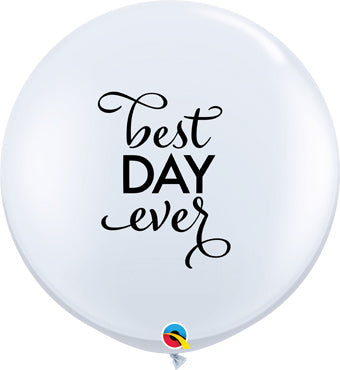 Simply Best Day Ever 36" Giant Round Latex (D)