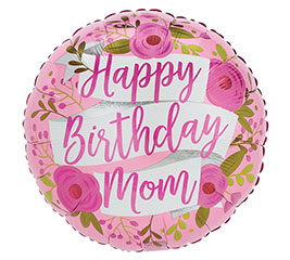 Bella Madre Happy Birthday Mom Balloon (18 Inch)