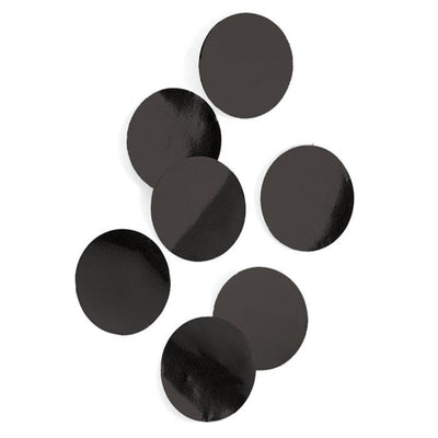 Black Foil Confetti Circles