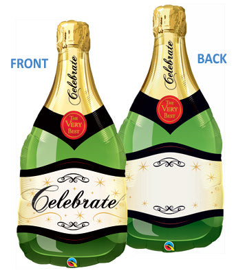 Champagne Bubbly Celebrate Wine Bottle Balloon
